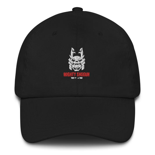 Mighty Shogun White with Red Dad Hat