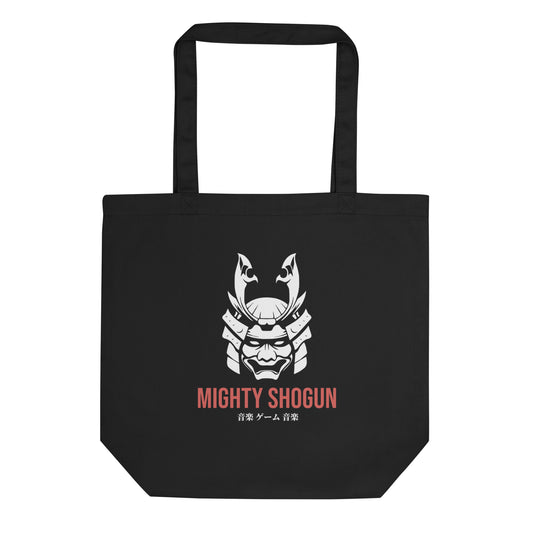 Mighty Shogun White with Red Tote Bag